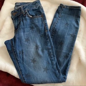 Old Navy Rockstar Star printed jeans